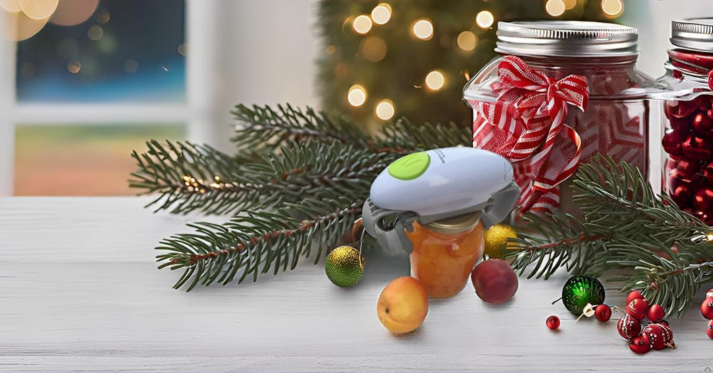 Electric Jar Opener, Jar Opener, Automatic Jar Opener, Automatic Jar Opener for Seniors with Arthritis, Fits Almost All Lid Sizes, Not Applicable to Plastic Jars(White)