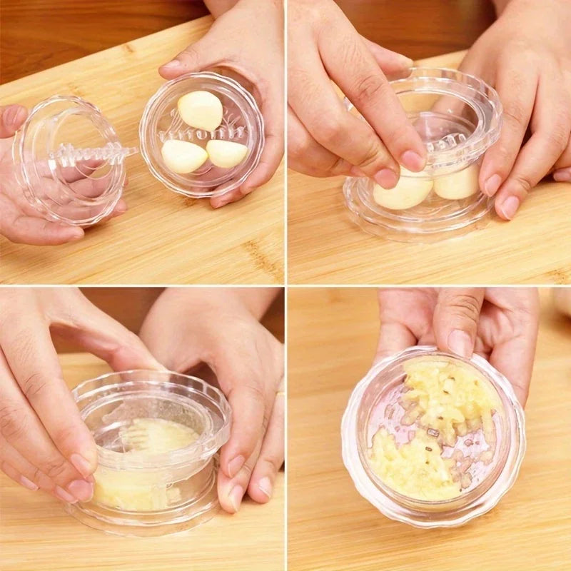 🧄 Garlic Crusher — Twist & Crush